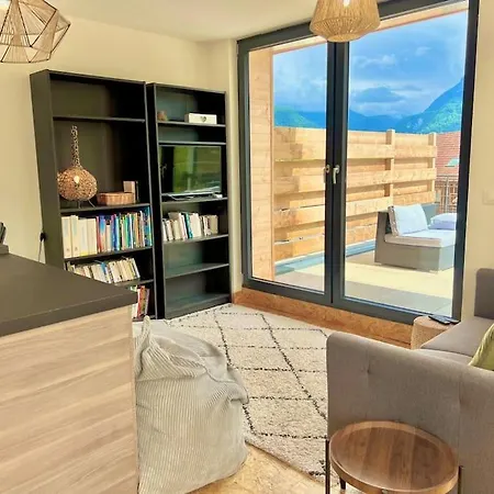 Appartement Loft T2 Vue Montagne à Thyez Extérieur photo